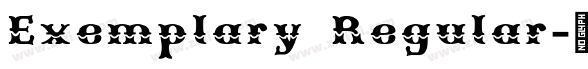 Exemplary Regular字体转换 Exemplary Regular字体转换